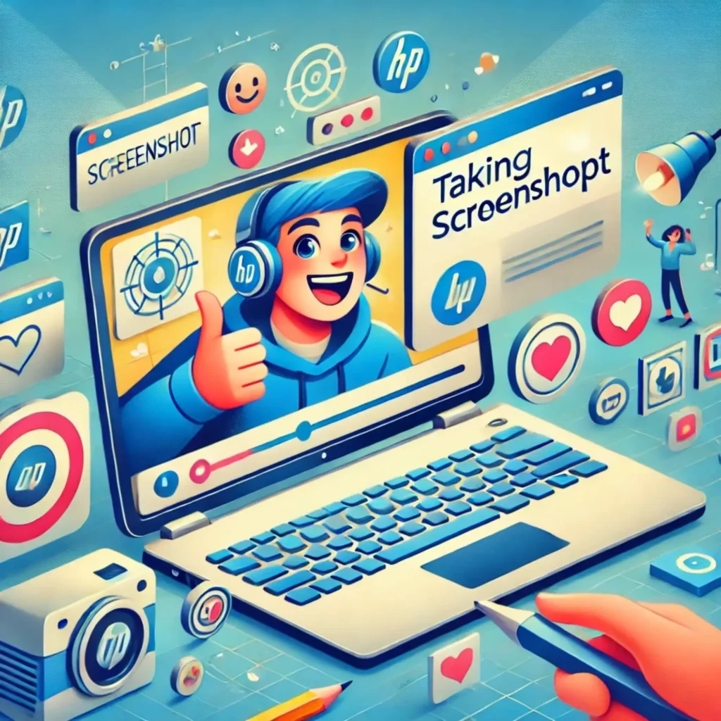 how to screenshot on hp laptop