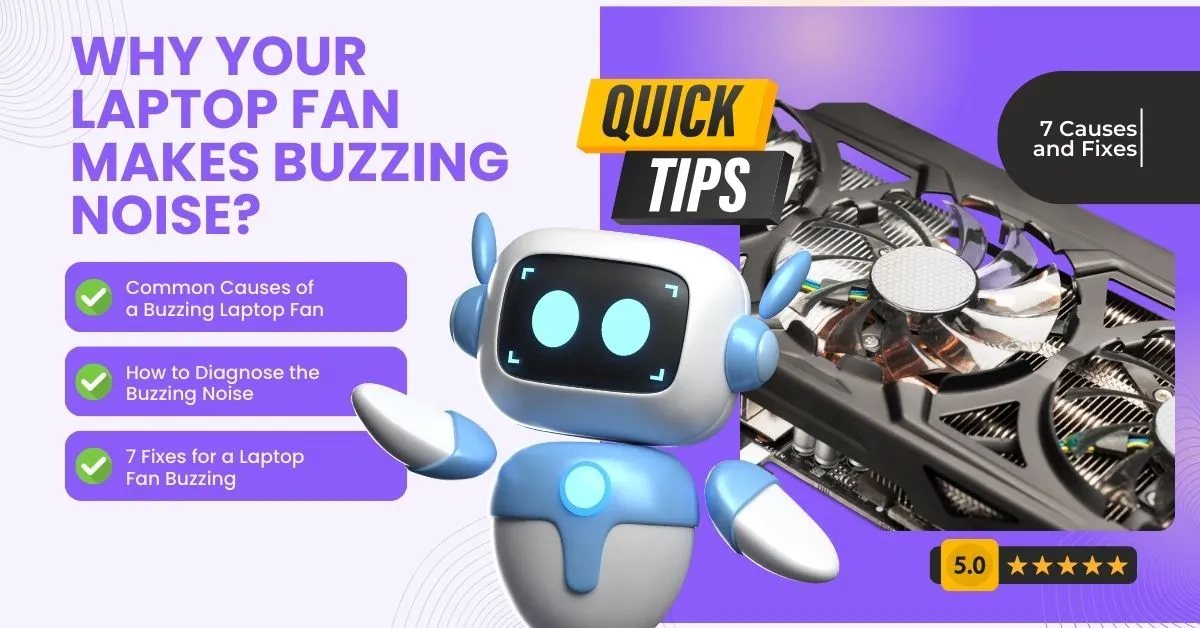 laptop fan makes buzzing noise when moved